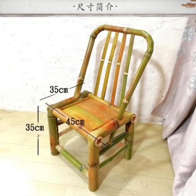 a传统工艺品庭院竹椅子长椅板凳老式儿童凳件套怀旧商用办公室餐 - 图0