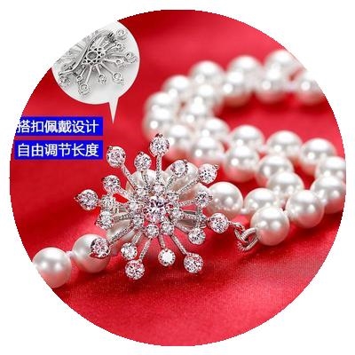 珍珠长款高档挂件装饰品毛衣链