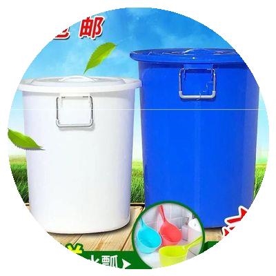 加厚圆形储水罐大容量储水箱塑料桶带盖手提桶圆桶水缸家用水桶