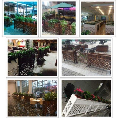 Amusement park outdoor flower stand partition living room small apartment fence flower box corridor lobby flower shop fruits gardening