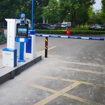 收费站门杆水滴形停车场拦车杆防撞杆蓝白