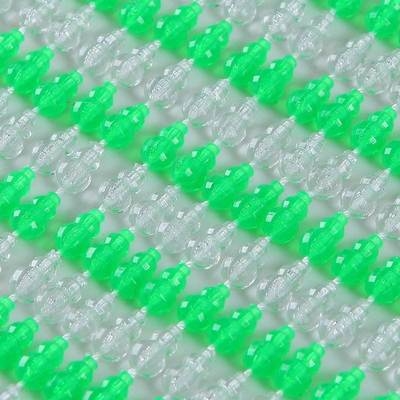 珍珠珠珠帘子吊珠子门帘水晶珠新款隔断帘打孔家用卫生间弧形 - 图2