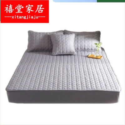 日式固定床垫保护套踏踏米床套床罩家用床笠防滑简约单件防尘床套 - 图3