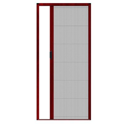 定制纱窗门推拉式伸缩门防蚊隐形纱网折叠纱窗铝合金门防蝇虫沙网