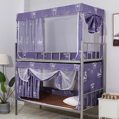 ເຂົ້າລະຫັດ 0.9m ຕຽງ bunk universal 1.2m single bed bunk dustproof 1.5 ຫໍພັກນັກຮຽນຊາຍແລະຍິງໃນຄອບຄົວ