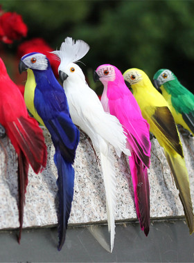 仿真鹦鹉动物户外庭院装饰摆件