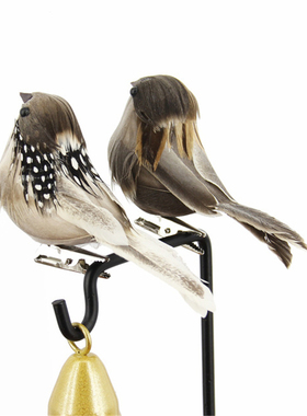 鸟巢道具泡沫树枝园林墙面摆件