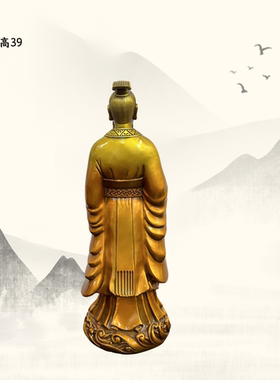 范蠡摆件人物铜像摆件家居客厅
