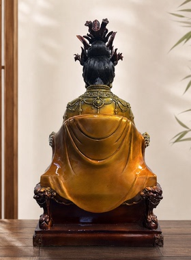 碧霞元君像纯铜泰山奶奶神像佛像