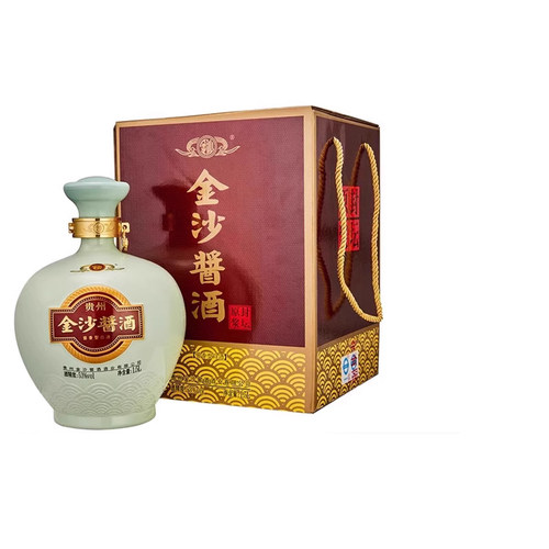 中酒网 金沙酱酒封坛原浆53度1.5L酱香型白酒高度纯粮酒收藏宴请 - 图1