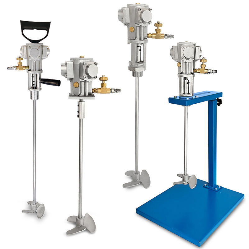 速锐马气动搅拌机5加仑升降工业涂料油漆搅拌器强力法兰式马达头