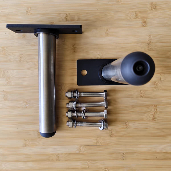 SAVAGE POWER barbell plate storage sleeve (stainless steel sleeve + stainless steel screw M16)