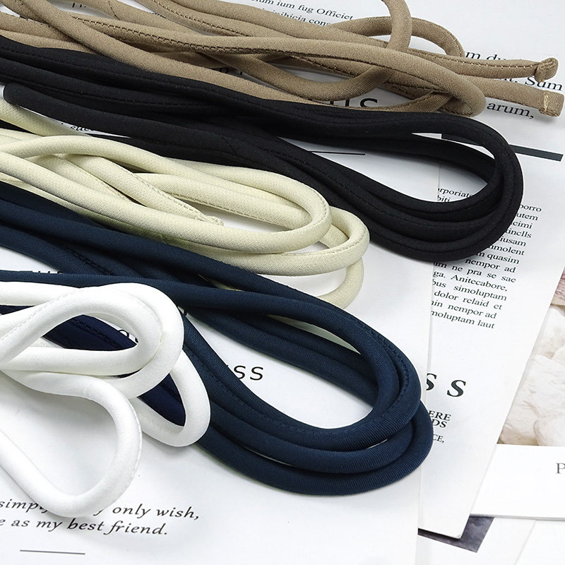 纯色聚酯布料化纤细窄绑绳连衣裙收腰蝴蝶结腰带服饰配件布条绑带 - 图1