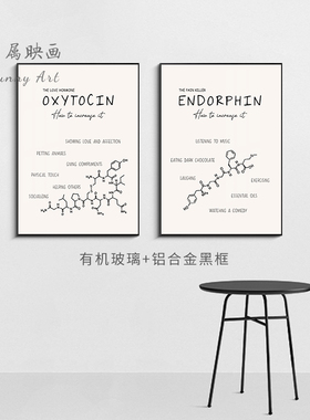 快乐激素 心理咨询室挂画文化墙面布置辅导室挂图宣泄安静角治愈