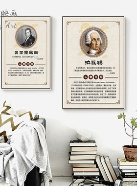 化学家挂画人物画像实验室海报学校墙面布置壁画铝合金画装饰画