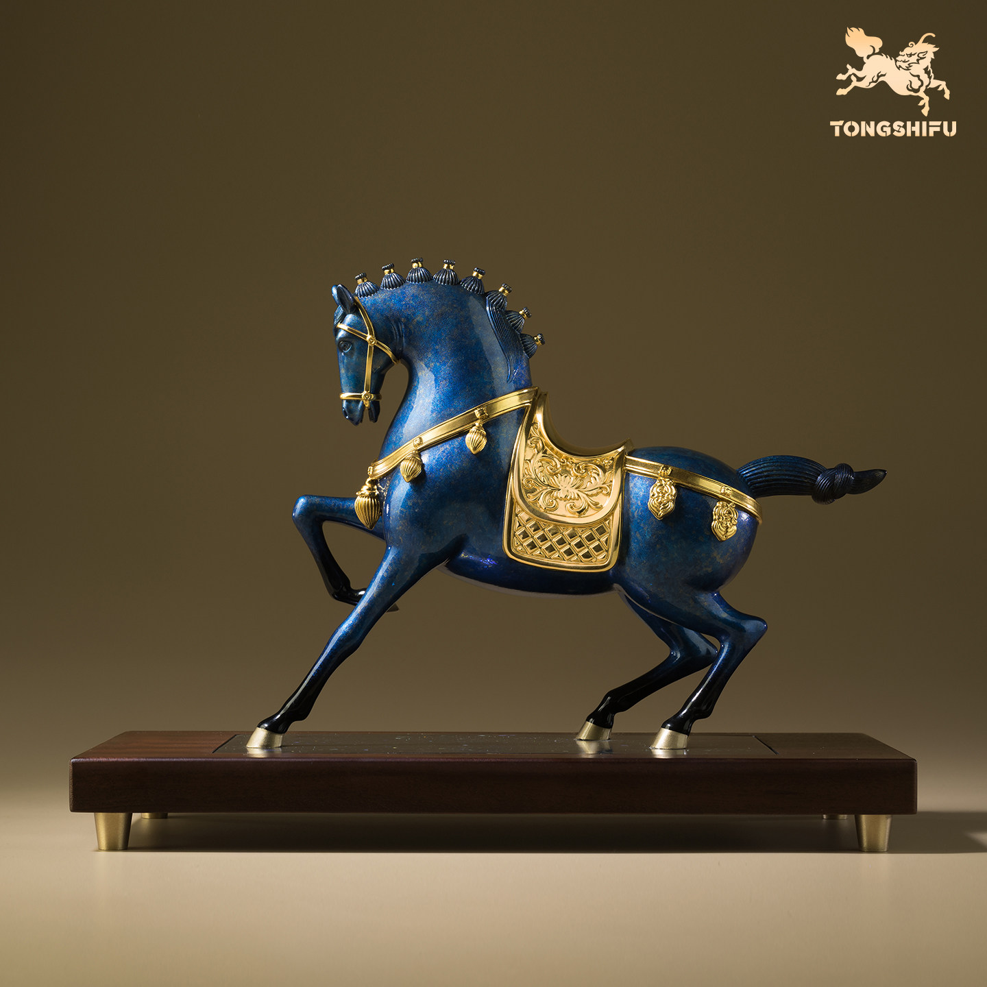 铜师傅《富贵马》客厅桌面铜马摆件 家居装饰工艺品 开业乔迁摆件,淘宝优惠券,粉丝福利购,淘宝优惠卷