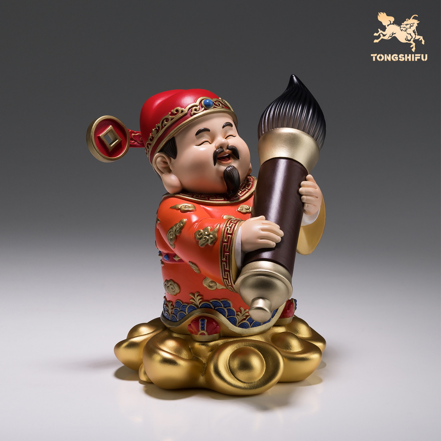 铜师傅《大笔财》客厅桌面财神铜摆件 家居装饰工艺品送礼摆件,淘宝优惠券,粉丝福利购,淘宝优惠卷