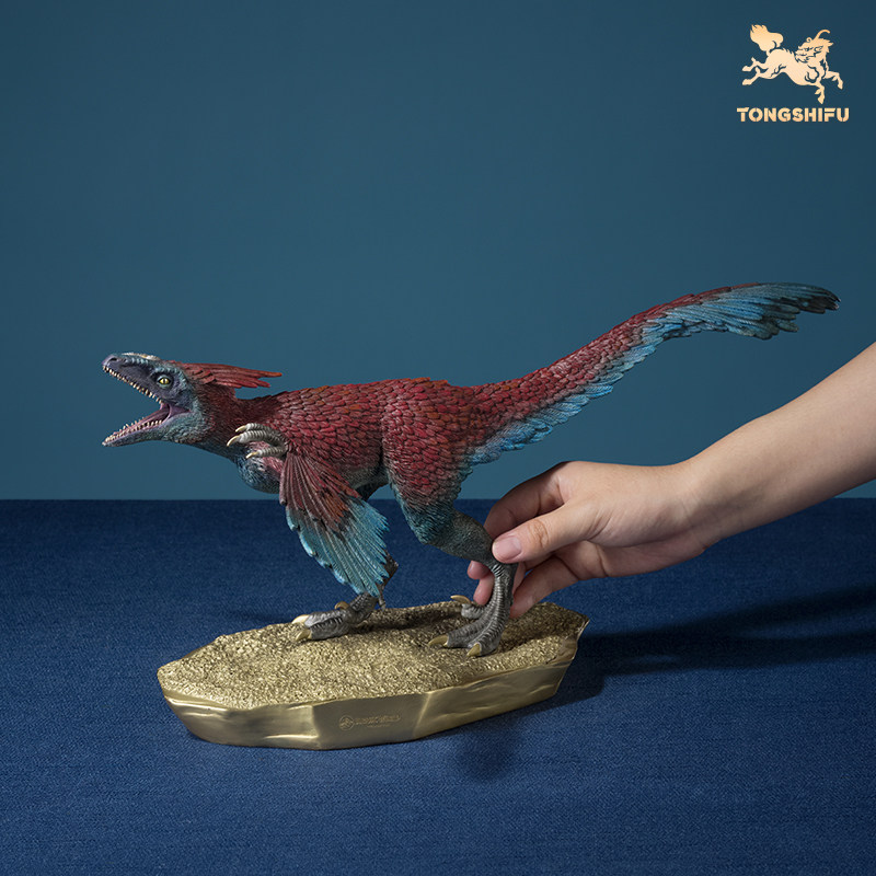 铜师傅 铜摆件《侏罗纪世界3》之火盗龙 恐龙桌面家居工艺装饰品,淘宝优惠券,粉丝福利购,淘宝优惠卷