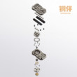 铜师傅铜伴《核芯推牌》指尖陀螺机械推牌 EDC解压玩具 把玩神器
