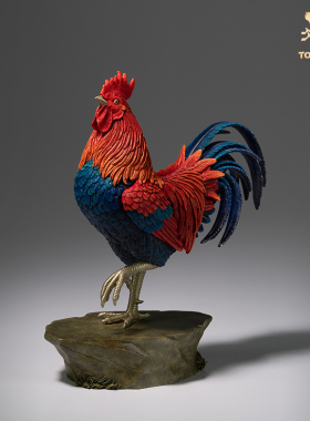 铜师傅《大鸡大利》摆件