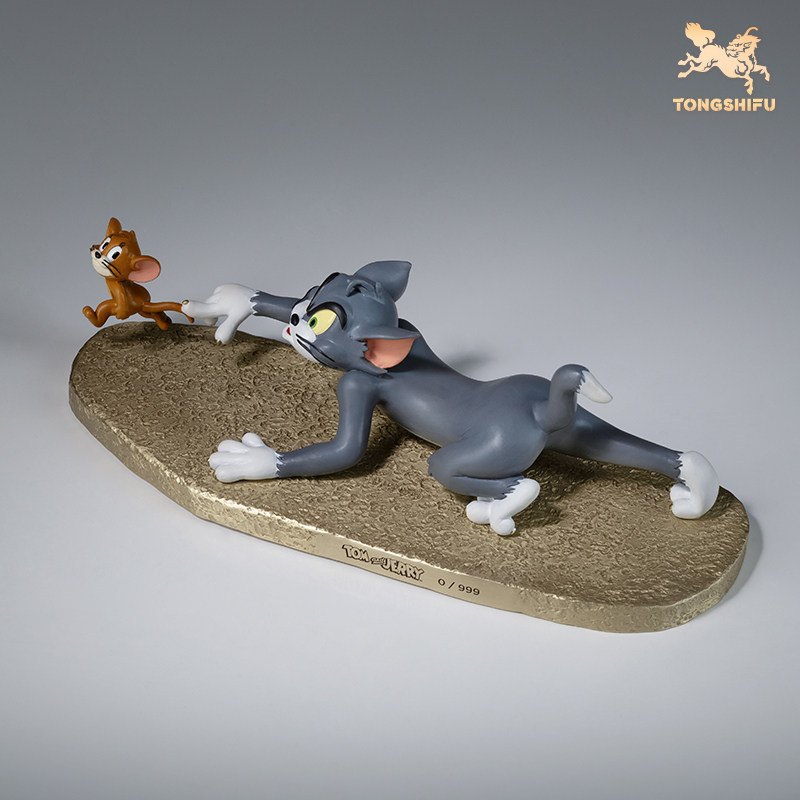 铜师傅 正版授权《猫和老鼠》F款 限量手办 桌面铜摆件家居工艺品,淘宝优惠券,粉丝福利购,淘宝优惠卷