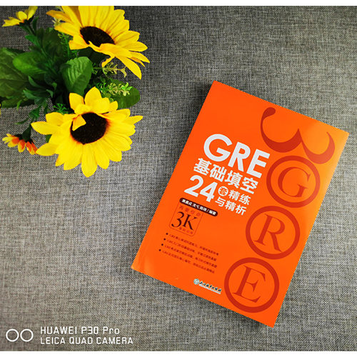 正版 新东方GRE基础填空24套精练与精析 再要你命3000基础训练 GRE填空解决方案 陈琦 新东方GRE 可搭核心词汇阅读真题试卷 - 图0