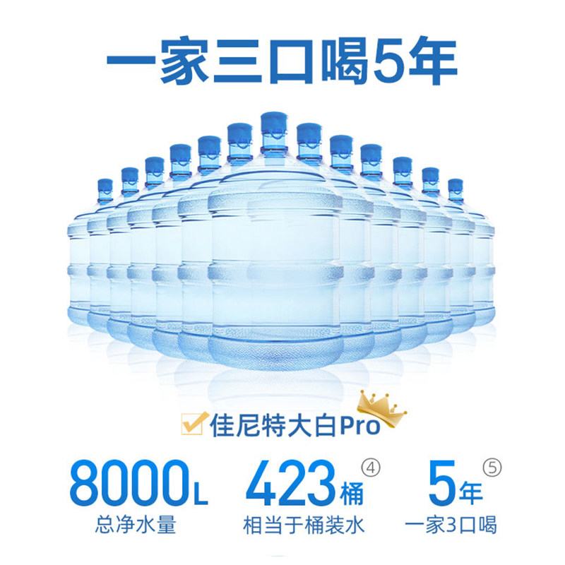 佳尼特新品家用800g大流量净水器 chanitex佳尼特净水器