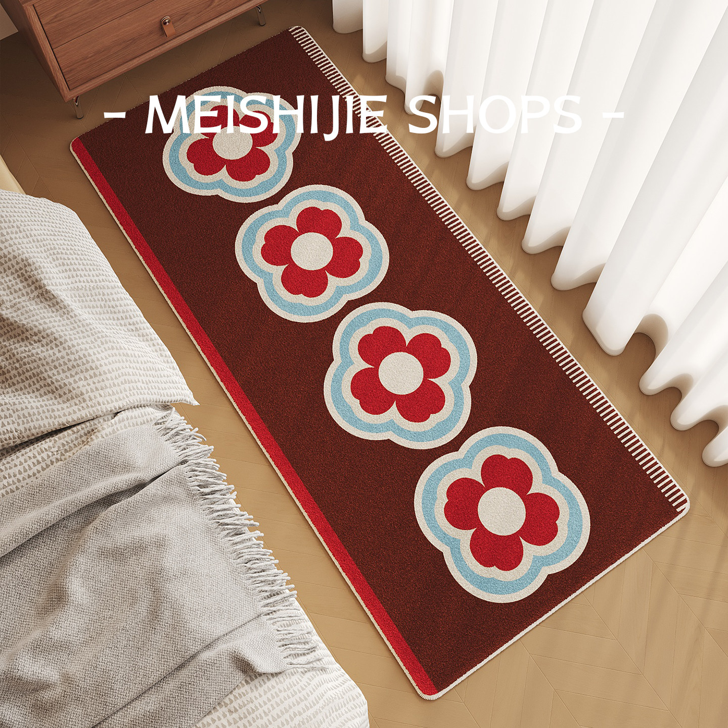 床边地毯高级感2026新款客厅茶几毯卧室地垫家用免洗隔音飘窗地垫,淘宝优惠券,粉丝福利购,淘宝优惠卷