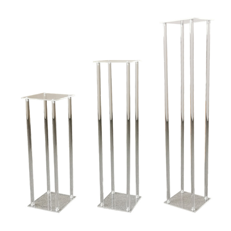 新款透明亚克力几何方架路引烛台婚庆道具几何花架橱窗装饰布置架,淘宝优惠券,粉丝福利购,淘宝优惠卷