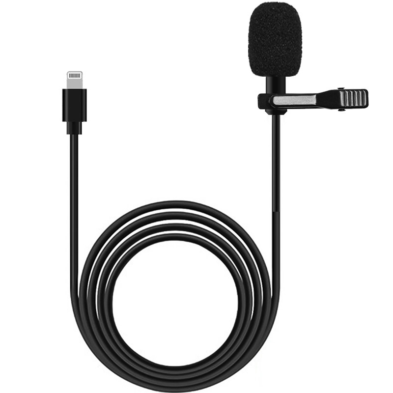 高品质降噪iphone安卓手机视频收声领夹麦克风胸麦直播录音用话筒