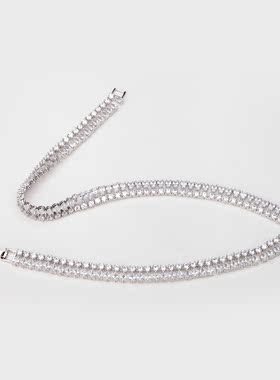 新娘仿真瑞士钻石锁骨链包邮