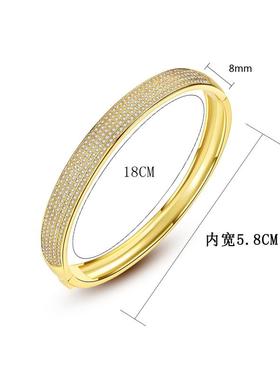 璀璨星光手镯aaa锆石简约百搭女