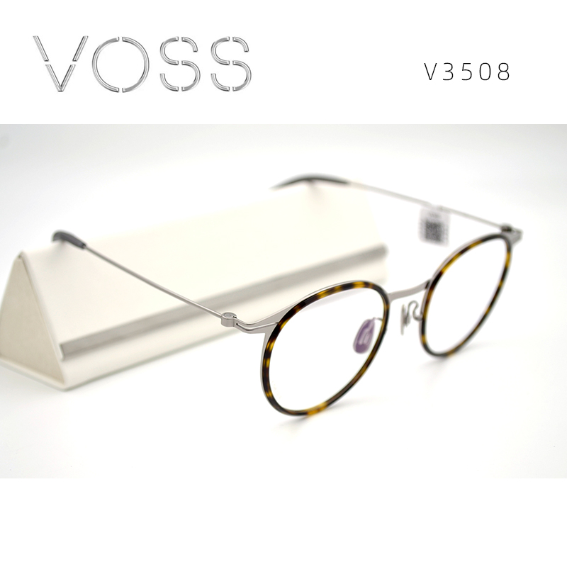 VOSS简约现代COZY复古系列近视眼镜男女生物钛+生物板料镜框V3508 - 图1