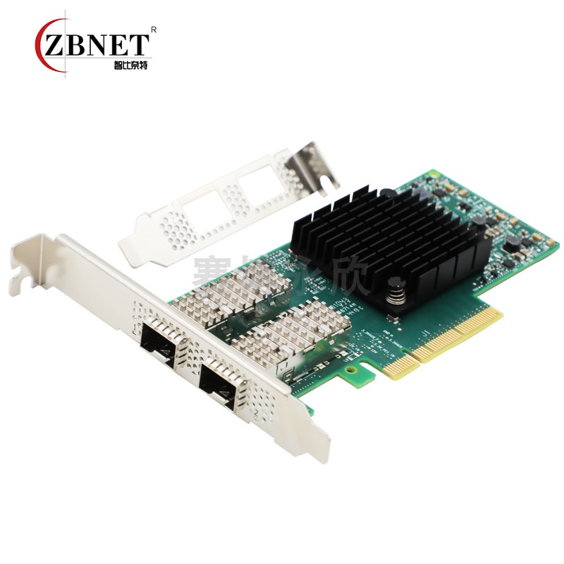 智比奈特ZBNET MCX4121A-XCATConnectX-4 Lx 10GbE dual-port SFP+, PCIe3.0 x8,万兆网卡mellanox芯片网卡-图3