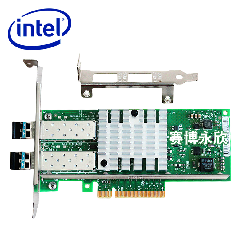 Intel英特尔万兆网卡X520LR2 双口单模Intel82599 10G双口光纤E10G42BFLR - 图1