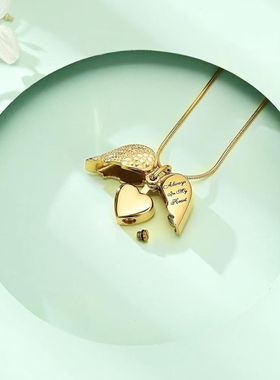 不锈钢宠物照片定制心形纪念吊坠