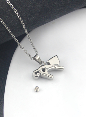 骨灰项链猫咪吊坠刻字纪念品