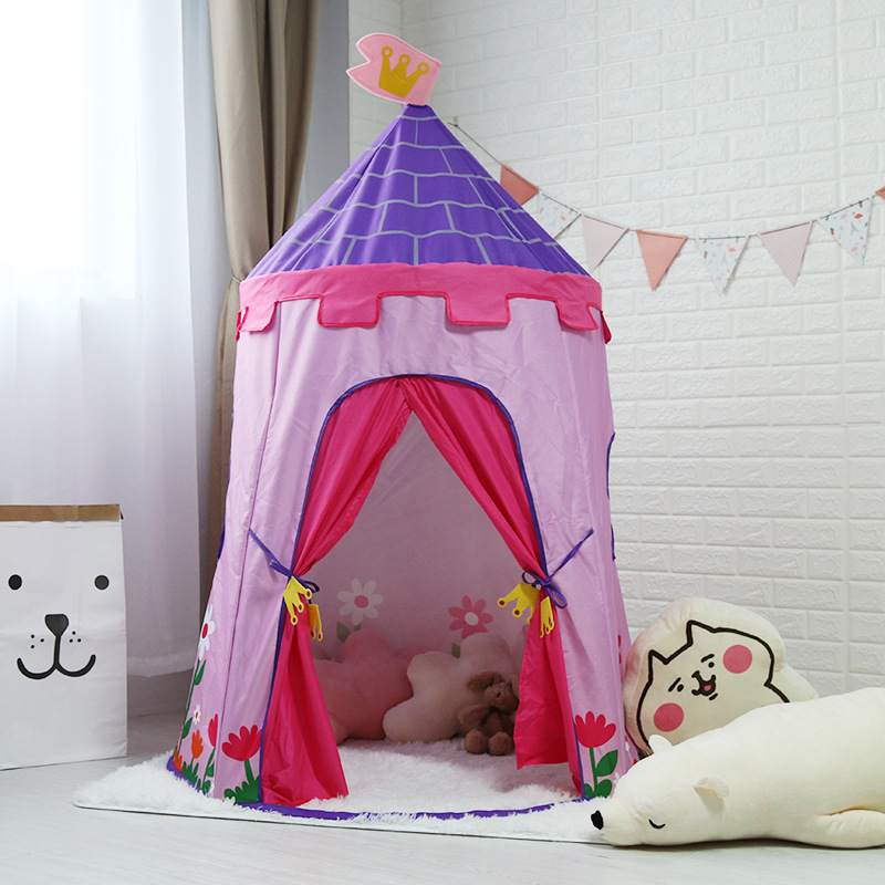 儿童室内帐篷女孩粉色公主城堡ins风格装饰玩具过家家游戏屋摄影