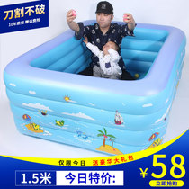 Large Baby Boy Inflatable Swimming Pool Adult Kid Thickening Home Outdoor Pool Baby Can Fold the bath tub
