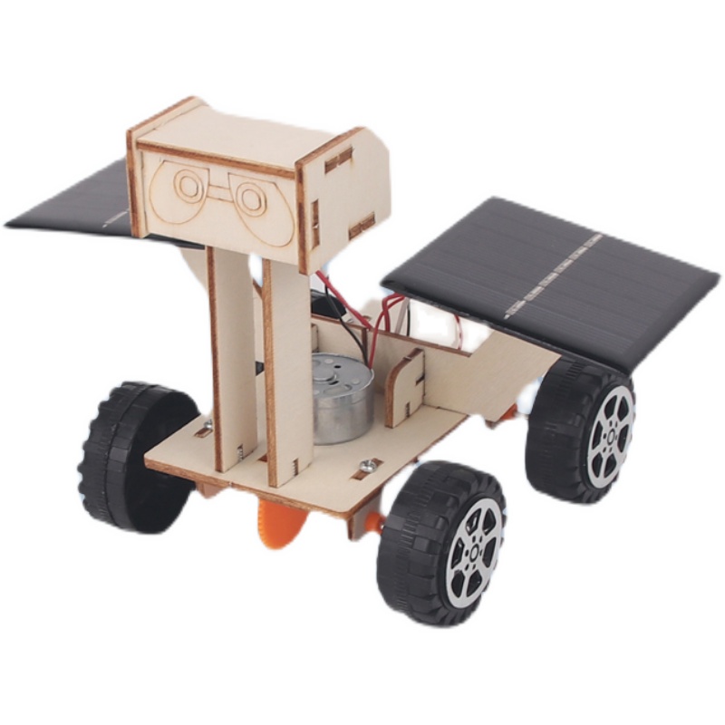 小学生太阳能电动玩具太空月球车实验材料手工DIY小发明小制作 - 图3
