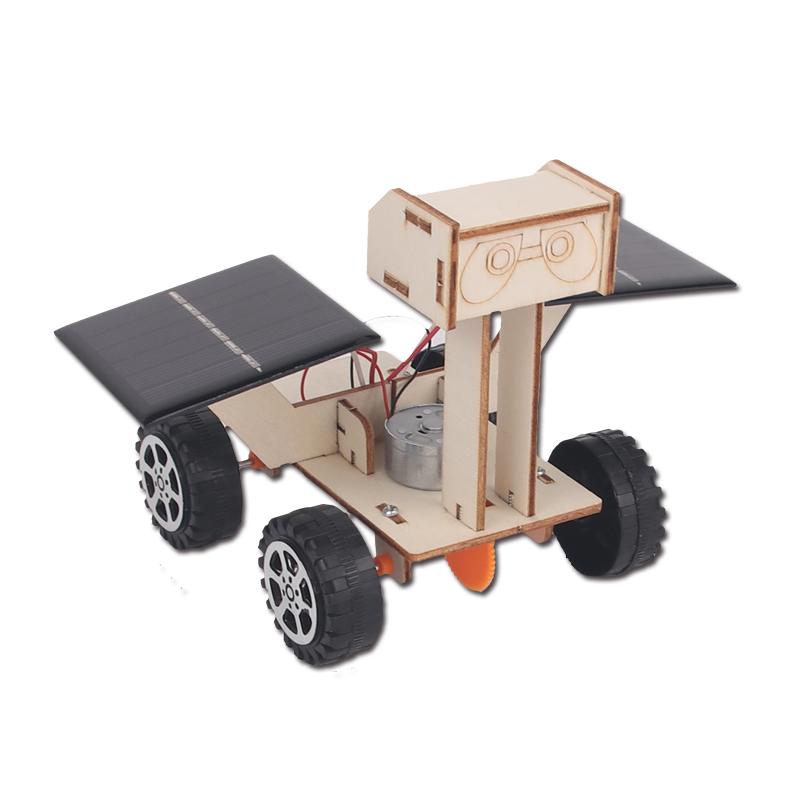 小学生太阳能电动玩具太空月球车实验材料手工DIY小发明小制作 - 图2