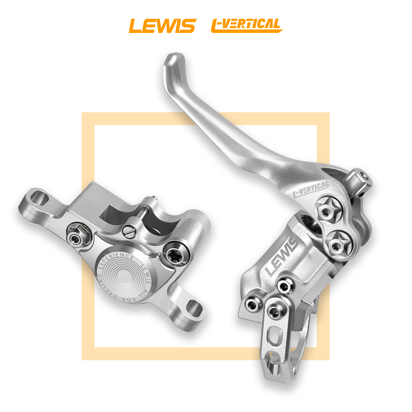 Lewis LV2 L-vertical竞赛级轻量化立缸双活塞刹车 xc街攀速降-图3