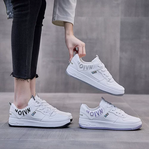 Универсальная белая обувь, трендовые кроссовки для отдыха, 2021 года, популярно в интернете, в западном стиле