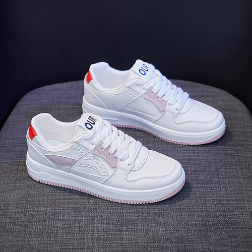 Дышащая белая обувь, высокие спортивные нескользящие кроссовки для отдыха для школьников, коллекция 2021, в корейском стиле, мягкая подошва, для бега