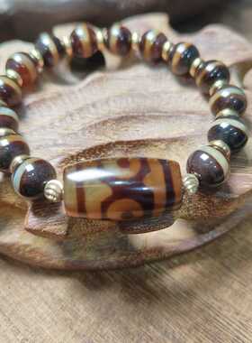 马蹄纹药师玉髓天珠老玛瑙