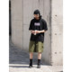 NOEARS Japanese retro army green outdoor quick-drying shorts loose big pocket straight five-quarter pants summer thin