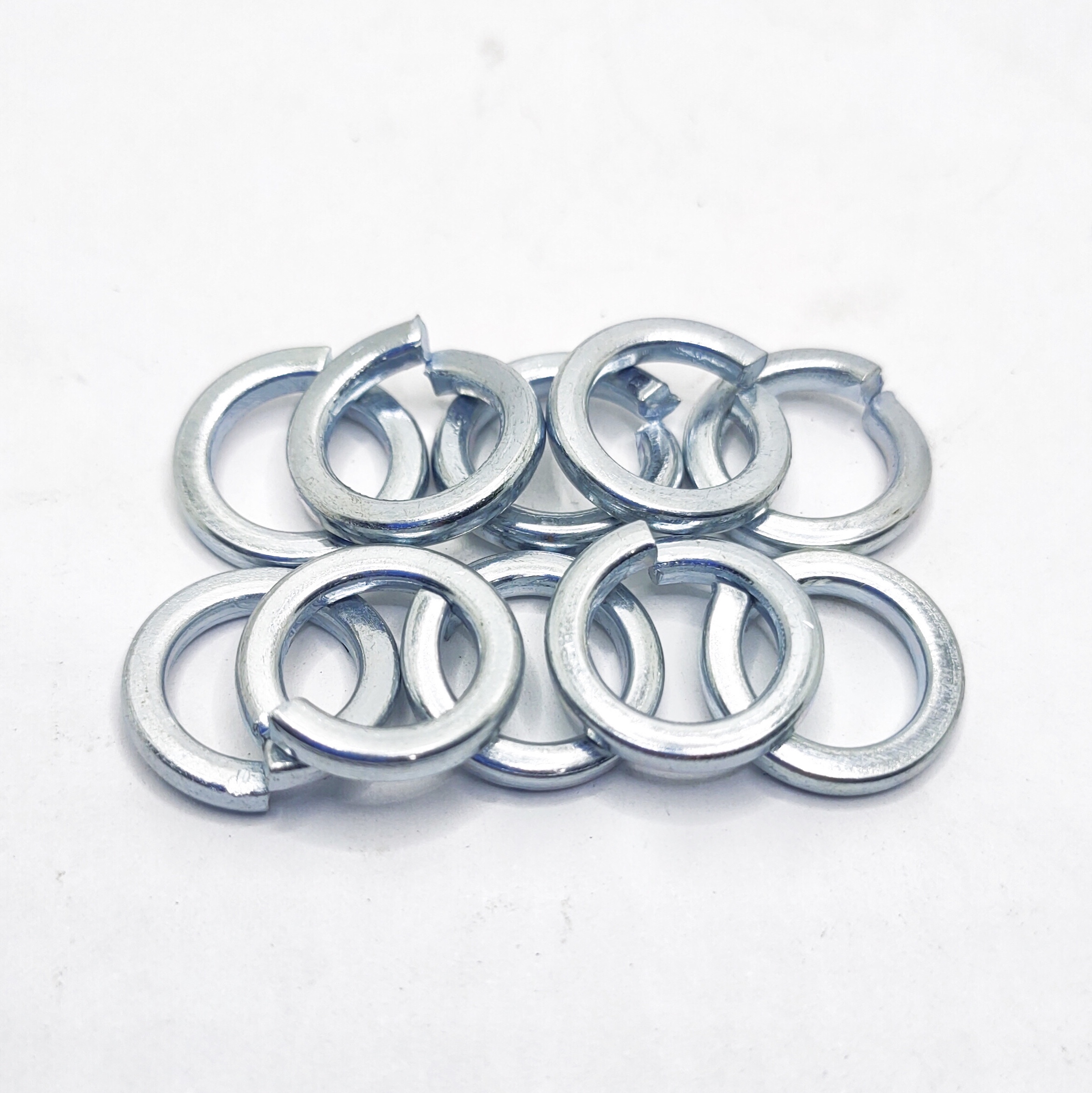 镀锌弹垫弹簧垫圈弹簧垫片开口垫圈弹圈M5M6M8M10M12M16M18M20M24 - 图0