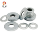 Galvanized flat pad metal gasket