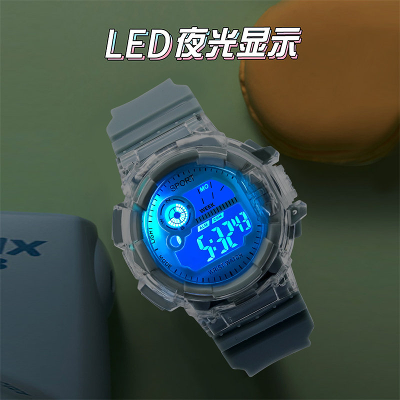 ins风独角兽儿童手表男生女孩初高中小学生党防水夜光运动电子表,淘宝优惠券,粉丝福利购,淘宝优惠卷