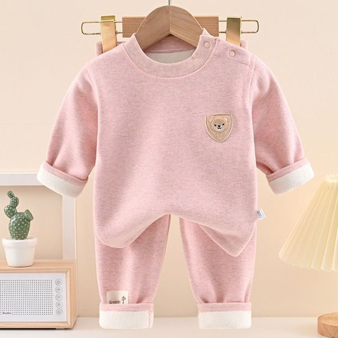 婴儿保暖内衣套装儿童加绒秋衣秋裤0-3个月宝宝保温冬季A类保暖衣,淘宝优惠券,粉丝福利购,淘宝优惠卷